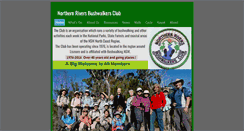 Desktop Screenshot of northernriversbushwalkersclub.org.au