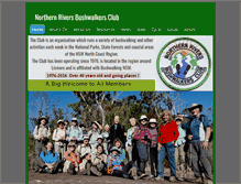 Tablet Screenshot of northernriversbushwalkersclub.org.au